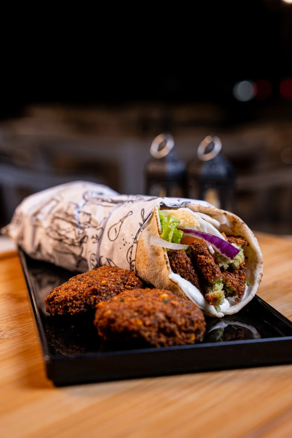 Shawarma de falafel